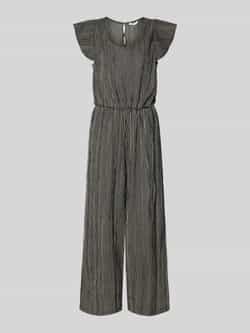 Tom Tailor Denim Relaxed fit jumpsuit met structuurmotief