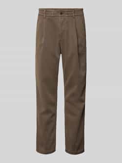 Drykorn Regular fit broek met bandplooien model 'CHASY'