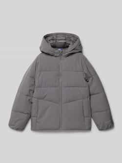 Jack & jones Regular fit gewatteerd jack met logoprint model 'Global'