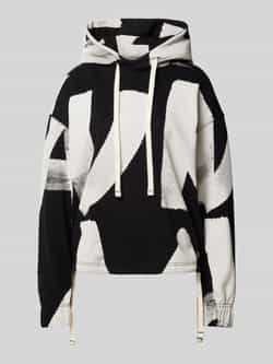 G-Star Raw Hoodie in all-over look met extra brede schouders