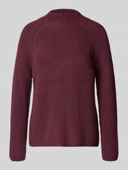 Monari Gebreide pullover met opstaande kraag