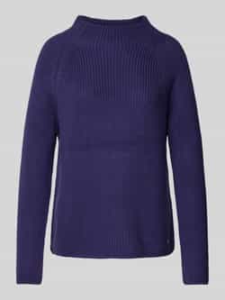 Monari Gebreide pullover met labeldetail