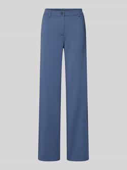 FREE QUENT Straight leg stoffen broek met paspelzakken model 'Nanni'