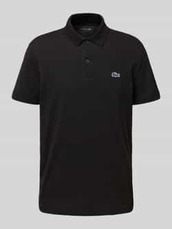 Lacoste Regular fit poloshirt met labelbadge