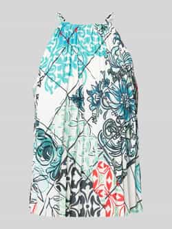 Marc Cain Regular fit blousetop met plooien