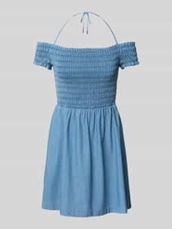 TOMMY JEANS Midi-jurk TJW CHAMBRAY FIT & FLARE DRESS
