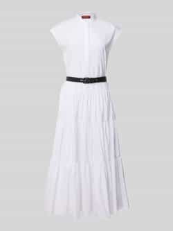 Max Mara Studio Maxi-jurk met opstaande kraag model 'BAIRO'