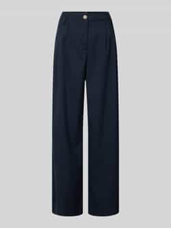 Stefanel Wide fit stoffen broek met viscose model 'Slouchy'