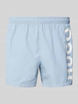 HUGO Relaxed fit zwembroek met labelprint model 'ABAS'