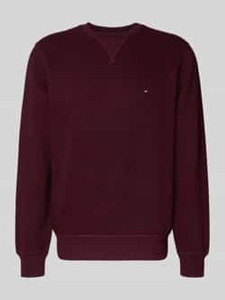 Tommy Hilfiger Sweatshirt ESS SEASONAL FLEECE CREWNECK met ronde hals en borduursel