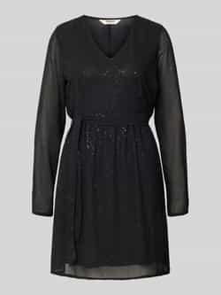 Only Mini-jurk met strikceintuur model 'STAR LIFE'