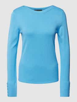 Betty Barclay Gebreide pullover van viscosemix met boothals