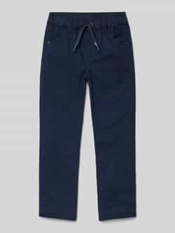 S.Oliver RED LABEL Regular fit joggingbroek van katoenmix met tunnelkoord model 'PELLE'