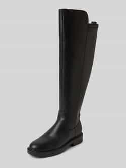 Guess Overkneelaarzen in leerlook model 'Fyza'