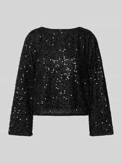 Vero Moda Regular fit shirt met lange mouwen met pailletten model 'NAJA'