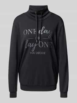 Soyaconcept Sweatshirt met opstaande kraag en tunnelkoord model 'BANU'