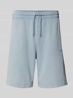HUGO Regular fit sweatshorts met labelprint model 'Dupaly'