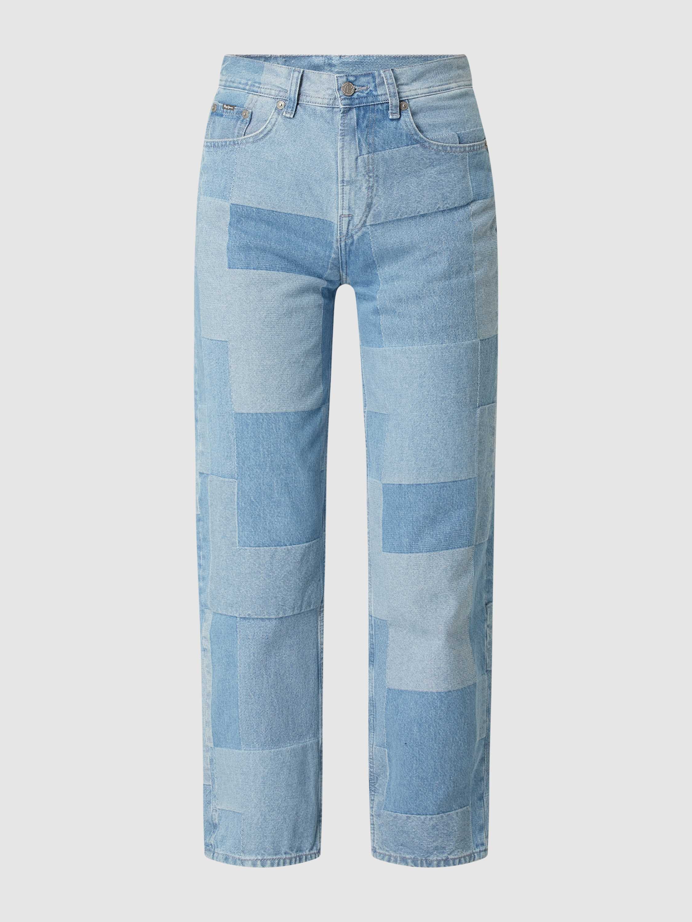 Pepe Jeans Relaxed fit high waist jeans van katoen model 'Dover'