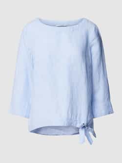 Christian Berg Woman Linnen blouse met streepmotief