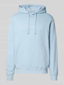 Jack & jones Hoodie met kangoeroezak en labelstitching