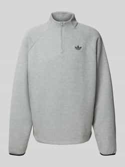 Adidas Originals Sweatshirt met labelstitching en opstaande kraag