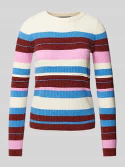 Vero Moda Slim fit gebreide pullover met streepmotief model 'CHILI'