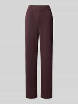 straight fit broek met elastische band