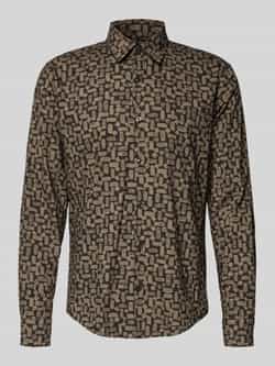 HUGO Slim fit vrijetijdsoverhemd van puur katoen model 'ERMO'