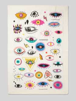 SUN OF A BEACH Strandlaken met motiefprint model 'Starry Eyes'