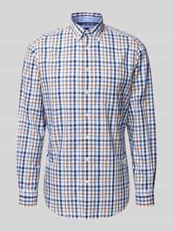 Christian Berg Men Vrijetijdsoverhemd met knoopsluiting