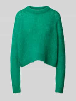 American vintage Gebreide pullover met ribboorden model 'BYMI'