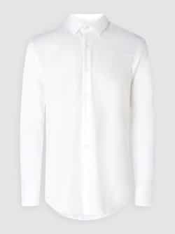 Boss Slim fit zakelijk overhemd met effen structuur