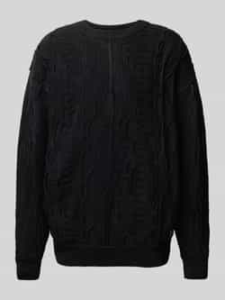 Carlo colucci Gebreide pullover met labelbadge