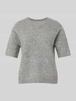 Christian Berg Woman Gebreid shirt van wolmix met ronde hals