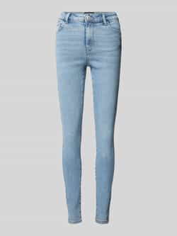 Pieces Skinny fit jeans van katoenmix model 'DANA'