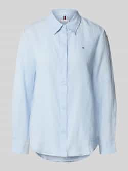Tommy Hilfiger Regular fit overhemdblouse van puur linnen