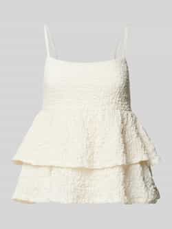 Gina Tricot Top met bandjes en uitlopend rokdeel