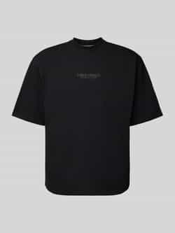 Carlo colucci La Famiglia Donner Oversize T-Shirt Black Heren