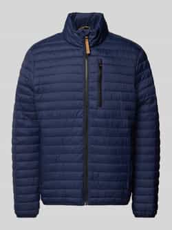 Camel active Regular fit gewatteerd jack met ritszakken