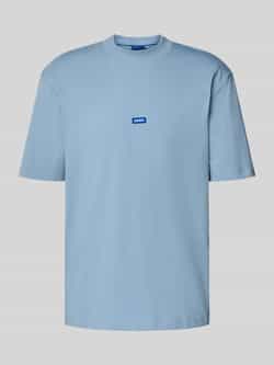 Hugo Blue Regular fit T-shirt van puur katoen model 'NIEROS'