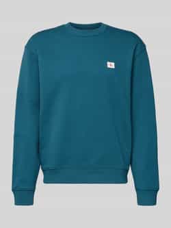 Calvin Klein Jeans Sweatshirt met labeldetail en ronde hals