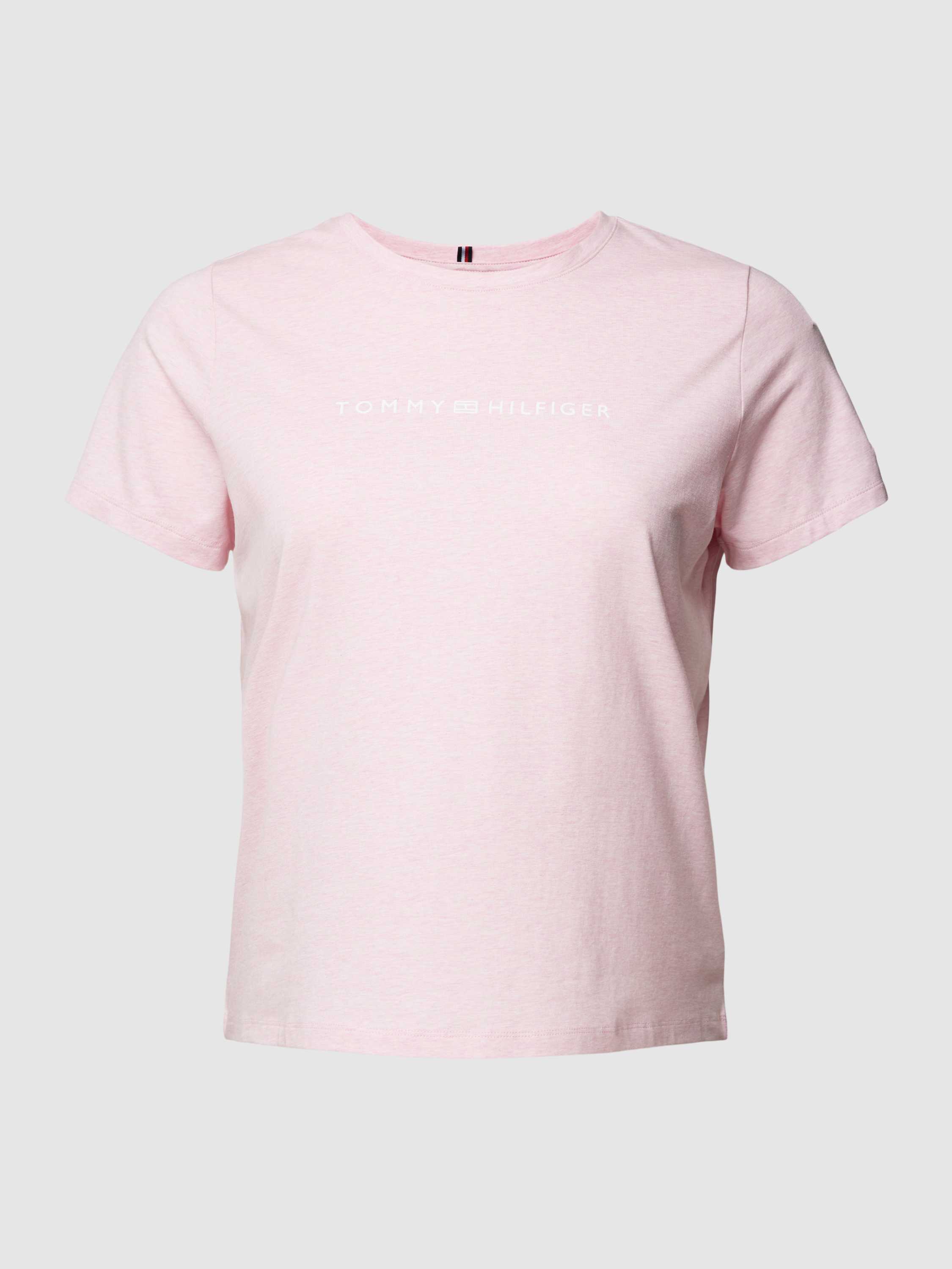 Tommy Hilfiger Curve PLUS SIZE T-shirt met labelprint model 'FROSTED'