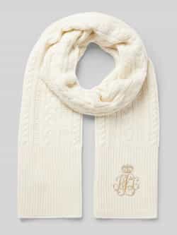 Lauren Ralph Lauren Sjaal met wol en kabelpatroon