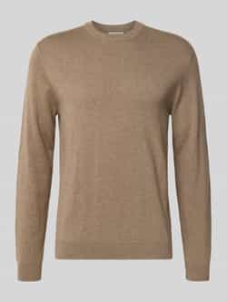 Casual friday Regular fit gebreide pullover met kasjmier model 'Halfdan'