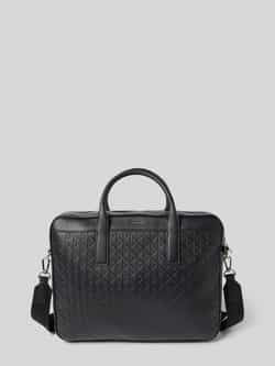 CK Calvin Klein Laptoptas met logo-applicatie model 'Emboss'