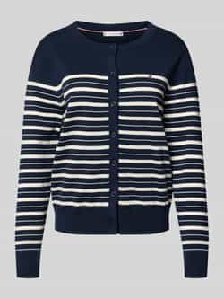 Tommy Hilfiger Regular fit gebreid jack van katoenmix