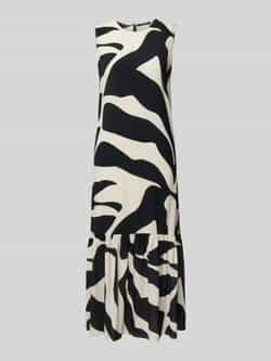 Someday Midi-jurk met ronde hals model 'Quolly'