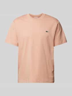 Lacoste Iconisch T-shirt in lichtroze katoen Pink Heren