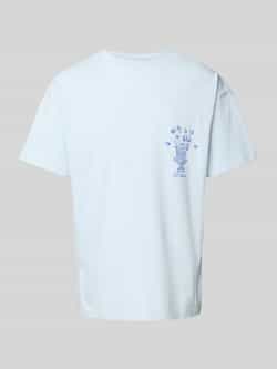 BLKVIS T-shirt met motief- en labelprint model 'VASO'