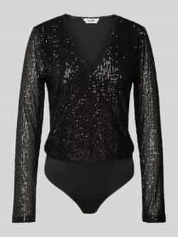 MbyM Shirt met lange mouwen en pailletten model 'Lilu'